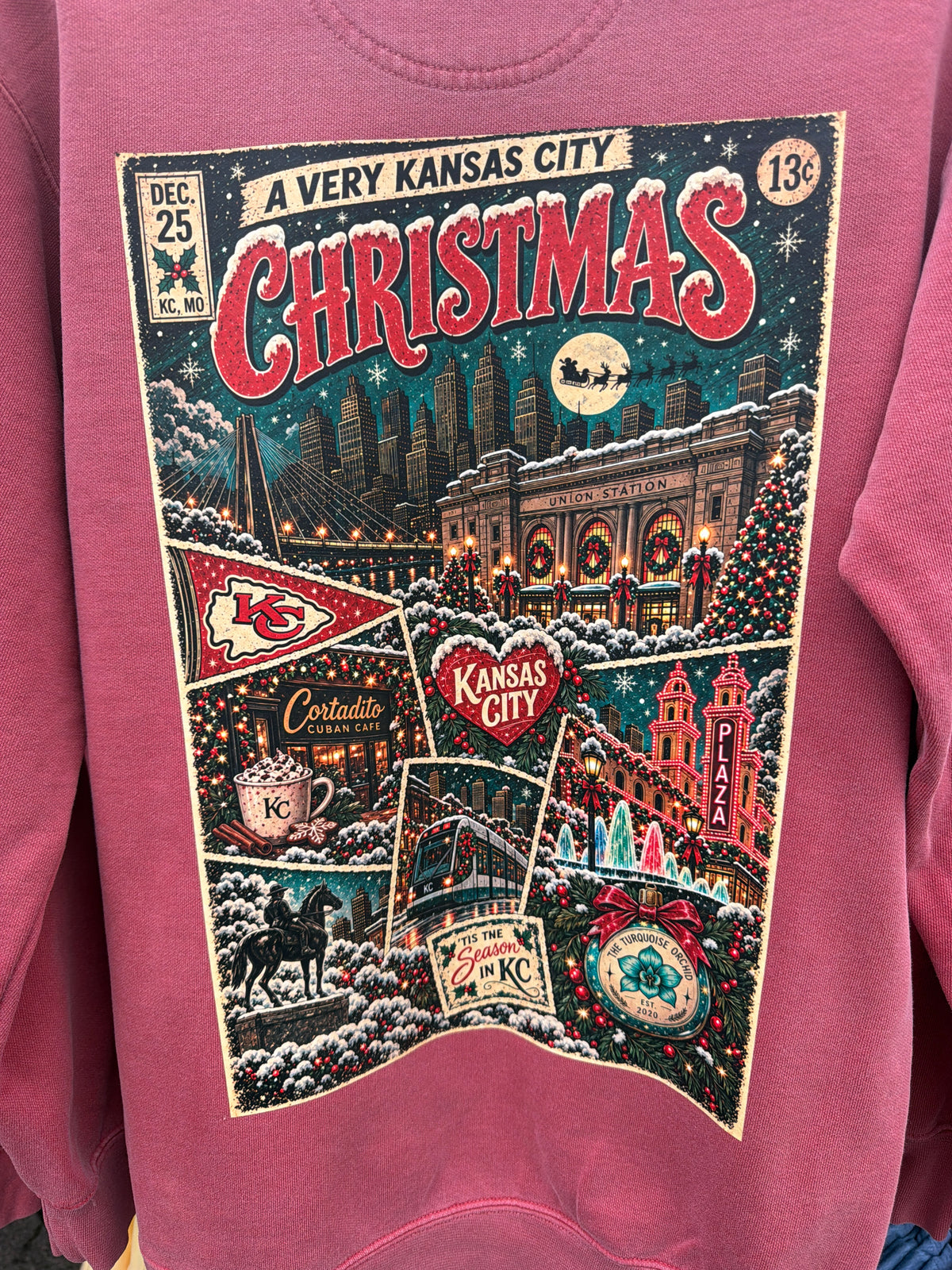 Christmas in KC vintage sweatshirt
