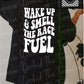 Back and pocket designs-Wake up and smell the race fuel